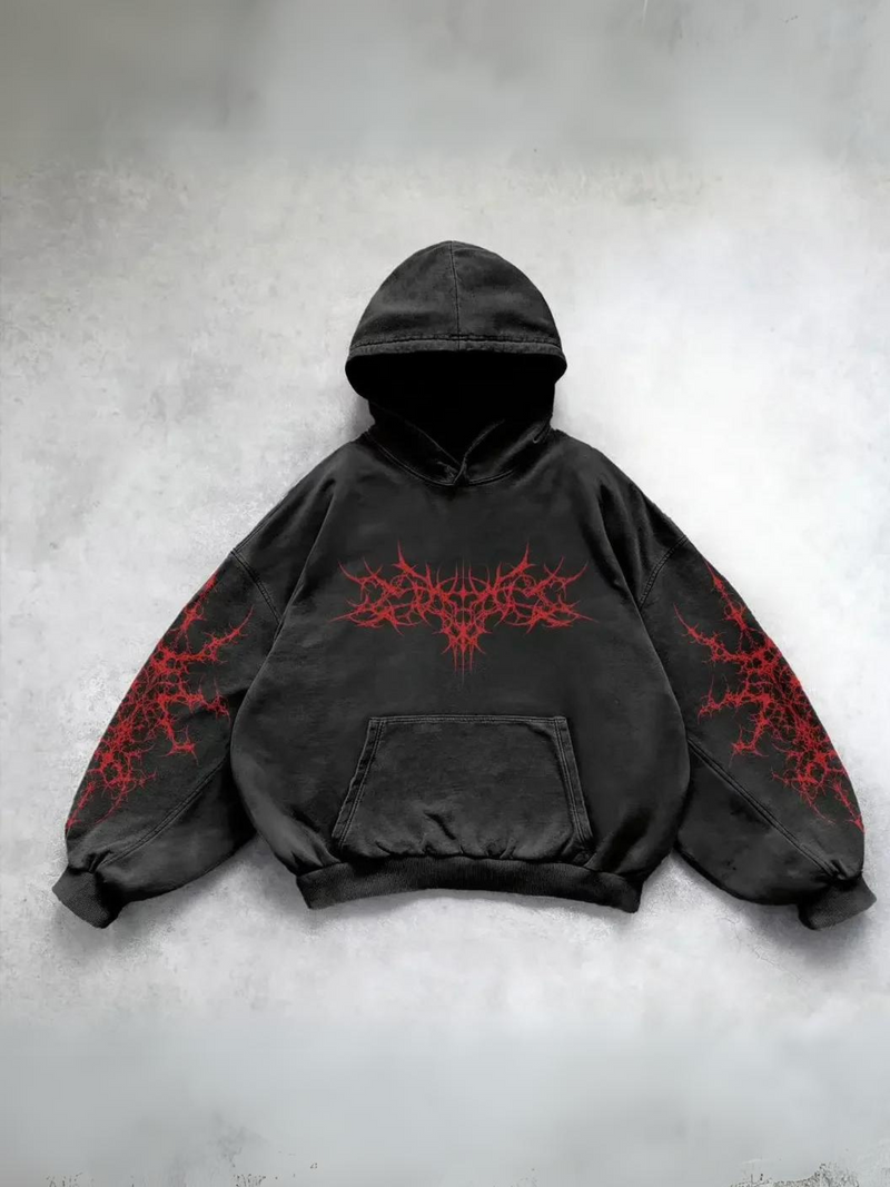 Bloody Red Hoodie