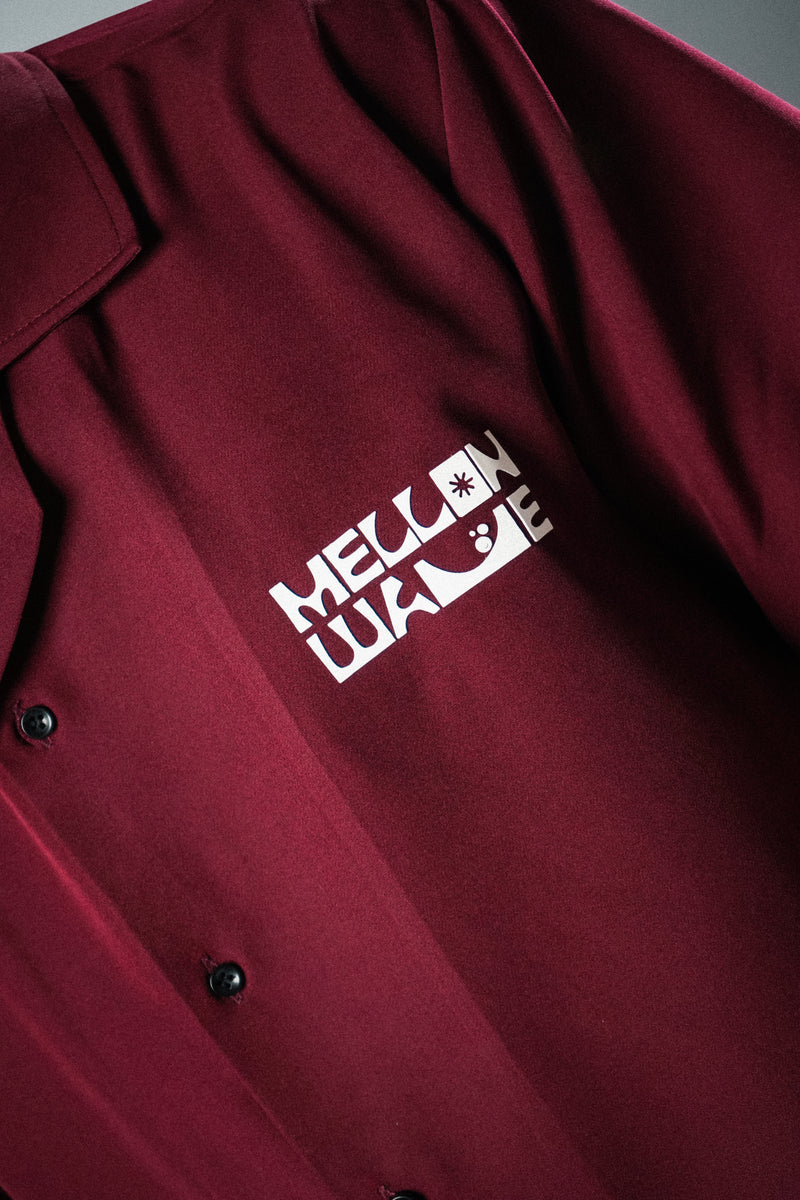 Wear The Vibe Bowling Shirt - Maroon