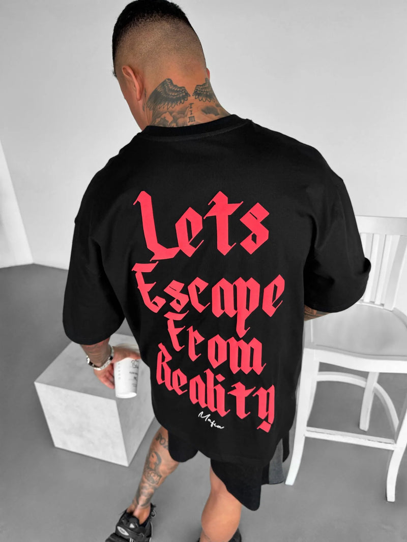 Let's Escape Oversized T Shirt